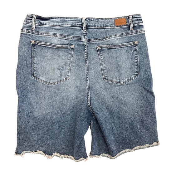Judy Blue high rise Denim Shorts, 9’ inseam, size 3XL - Picture 2 of 11